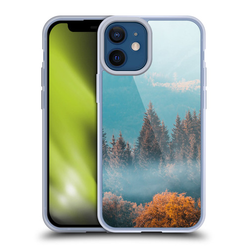 Patrik Lovrin Magical Foggy Landscape Autumn Forest Soft Gel Case for Apple iPhone 12 Mini
