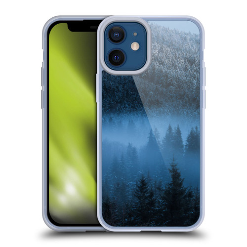 Patrik Lovrin Magical Foggy Landscape Magical Fog Over Snowy Forest Soft Gel Case for Apple iPhone 12 Mini