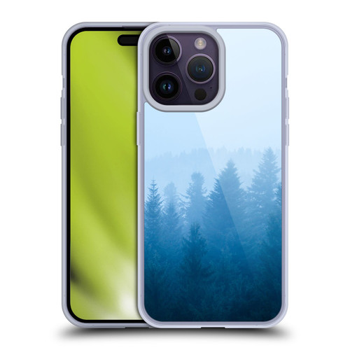 Patrik Lovrin Magical Foggy Landscape Fog Over Forest Soft Gel Case for Apple iPhone 14 Pro Max