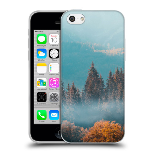 Patrik Lovrin Magical Foggy Landscape Autumn Forest Soft Gel Case for Apple iPhone 5c