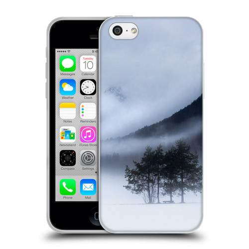 Patrik Lovrin Magical Foggy Landscape Fog, Mountains And A Tree Soft Gel Case for Apple iPhone 5c