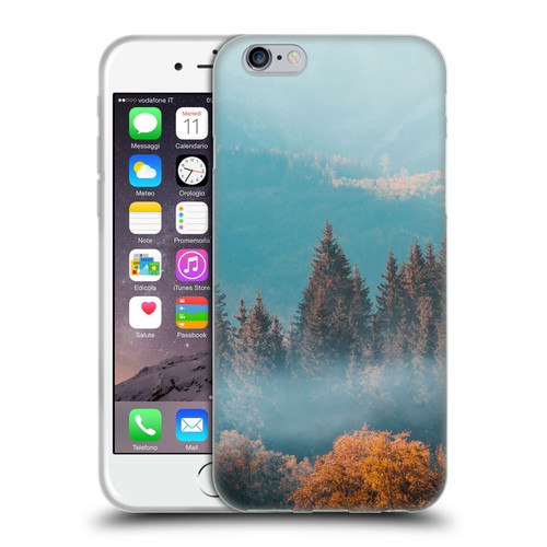 Patrik Lovrin Magical Foggy Landscape Autumn Forest Soft Gel Case for Apple iPhone 6 / iPhone 6s