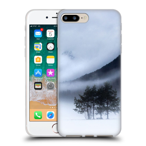 Patrik Lovrin Magical Foggy Landscape Fog, Mountains And A Tree Soft Gel Case for Apple iPhone 7 Plus / iPhone 8 Plus