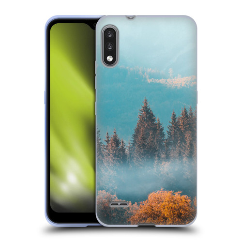 Patrik Lovrin Magical Foggy Landscape Autumn Forest Soft Gel Case for LG K22