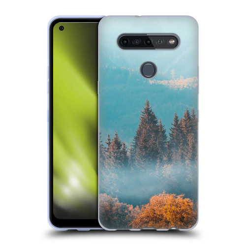 Patrik Lovrin Magical Foggy Landscape Autumn Forest Soft Gel Case for LG K51S