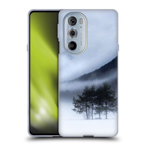 Patrik Lovrin Magical Foggy Landscape Fog, Mountains And A Tree Soft Gel Case for Motorola Edge X30