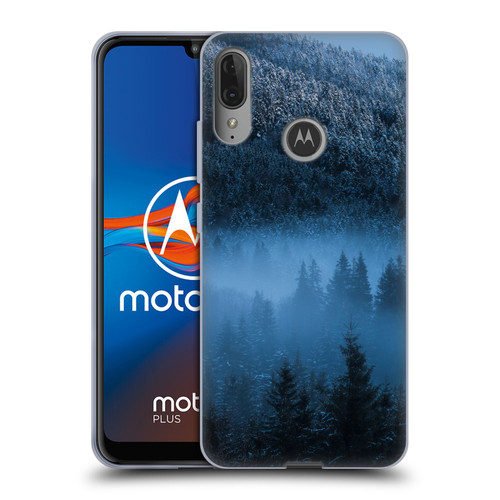 Patrik Lovrin Magical Foggy Landscape Magical Fog Over Snowy Forest Soft Gel Case for Motorola Moto E6 Plus