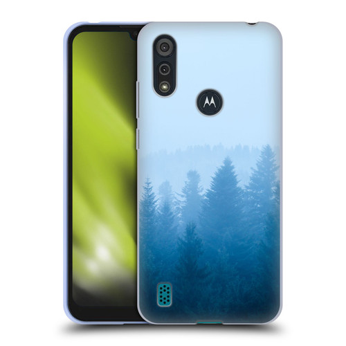 Patrik Lovrin Magical Foggy Landscape Fog Over Forest Soft Gel Case for Motorola Moto E6s (2020)