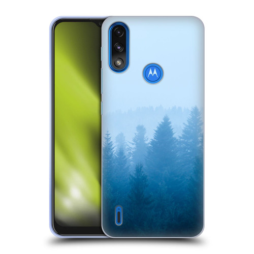 Patrik Lovrin Magical Foggy Landscape Fog Over Forest Soft Gel Case for Motorola Moto E7 Power / Moto E7i Power