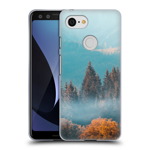 Patrik Lovrin Magical Foggy Landscape Autumn Forest Soft Gel Case for Google Pixel 3