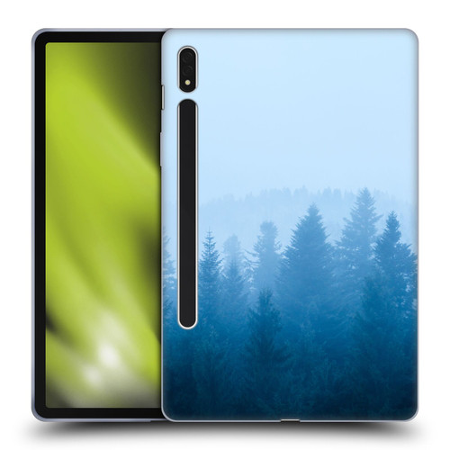 Patrik Lovrin Magical Foggy Landscape Fog Over Forest Soft Gel Case for Samsung Galaxy Tab S8