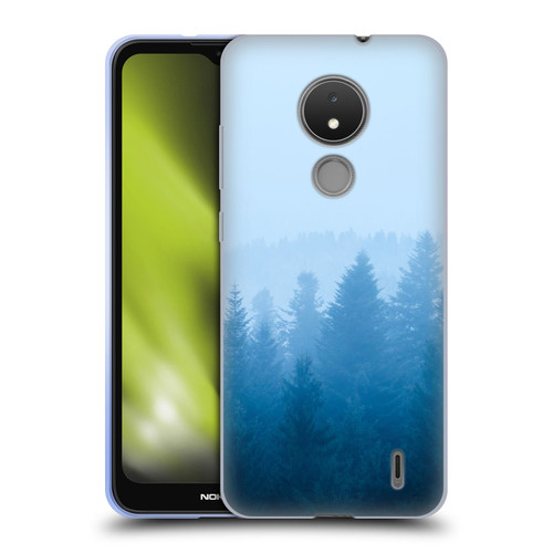 Patrik Lovrin Magical Foggy Landscape Fog Over Forest Soft Gel Case for Nokia C21