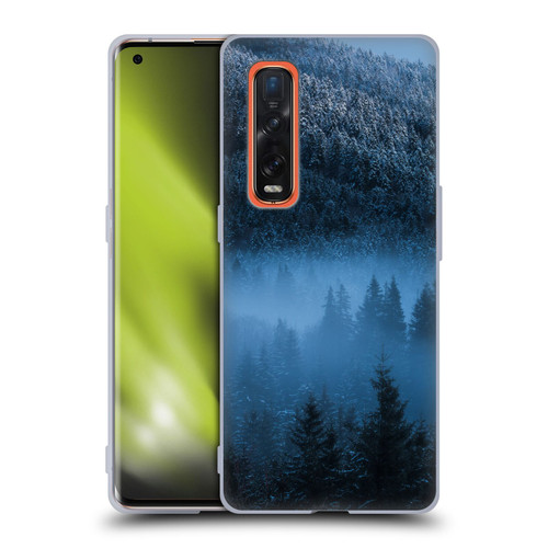 Patrik Lovrin Magical Foggy Landscape Magical Fog Over Snowy Forest Soft Gel Case for OPPO Find X2 Pro 5G