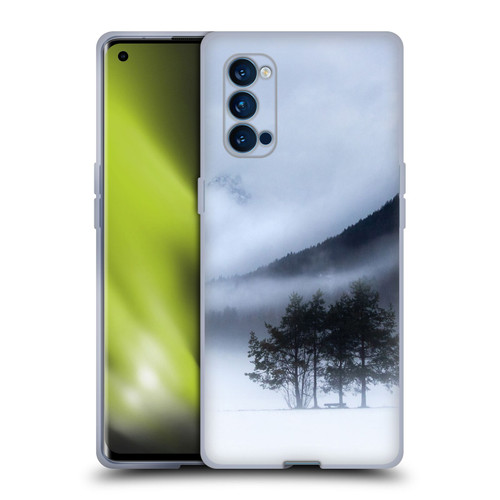 Patrik Lovrin Magical Foggy Landscape Fog, Mountains And A Tree Soft Gel Case for OPPO Reno 4 Pro 5G