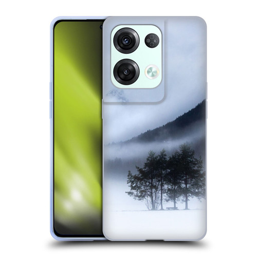 Patrik Lovrin Magical Foggy Landscape Fog, Mountains And A Tree Soft Gel Case for OPPO Reno8 Pro
