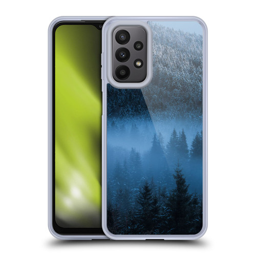 Patrik Lovrin Magical Foggy Landscape Magical Fog Over Snowy Forest Soft Gel Case for Samsung Galaxy A23 / 5G (2022)