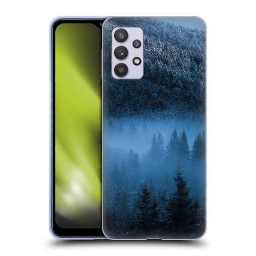 Patrik Lovrin Magical Foggy Landscape Magical Fog Over Snowy Forest Soft Gel Case for Samsung Galaxy A32 5G / M32 5G (2021)