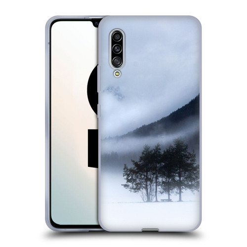 Patrik Lovrin Magical Foggy Landscape Fog, Mountains And A Tree Soft Gel Case for Samsung Galaxy A90 5G (2019)