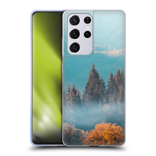Patrik Lovrin Magical Foggy Landscape Autumn Forest Soft Gel Case for Samsung Galaxy S21 Ultra 5G