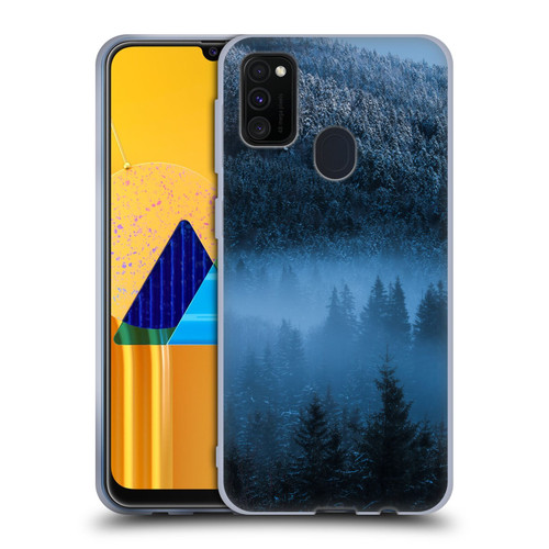 Patrik Lovrin Magical Foggy Landscape Magical Fog Over Snowy Forest Soft Gel Case for Samsung Galaxy M30s (2019)/M21 (2020)