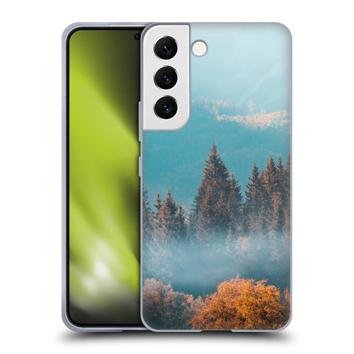 Patrik Lovrin Magical Foggy Landscape Autumn Forest Soft Gel Case for Samsung Galaxy S22 5G