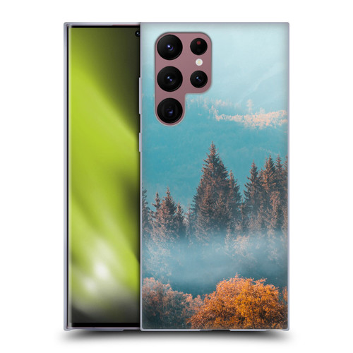 Patrik Lovrin Magical Foggy Landscape Autumn Forest Soft Gel Case for Samsung Galaxy S22 Ultra 5G