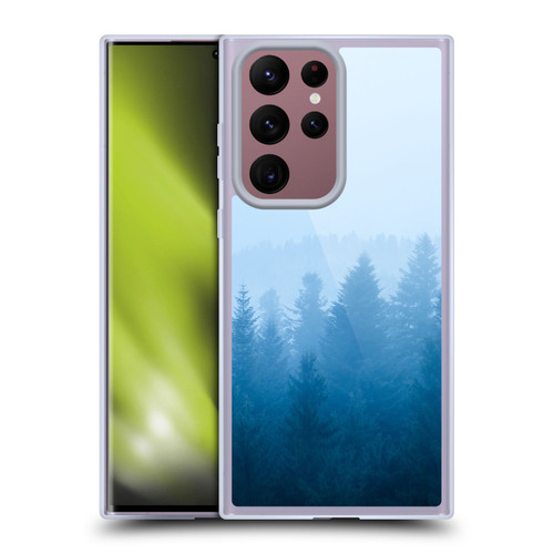 Patrik Lovrin Magical Foggy Landscape Fog Over Forest Soft Gel Case for Samsung Galaxy S22 Ultra 5G