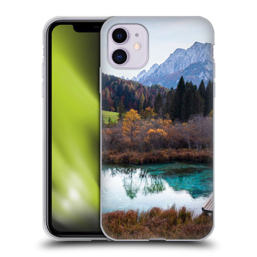 Patrik Lovrin Magical Lakes Zelenci, Slovenia In Autumn Soft Gel Case for Apple iPhone 11
