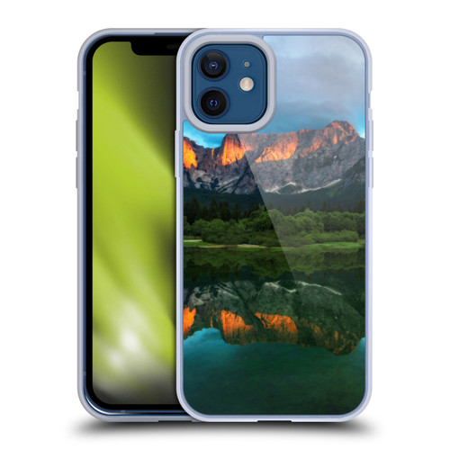 Patrik Lovrin Magical Lakes Burning Sunset Over Mountains Soft Gel Case for Apple iPhone 12 / iPhone 12 Pro