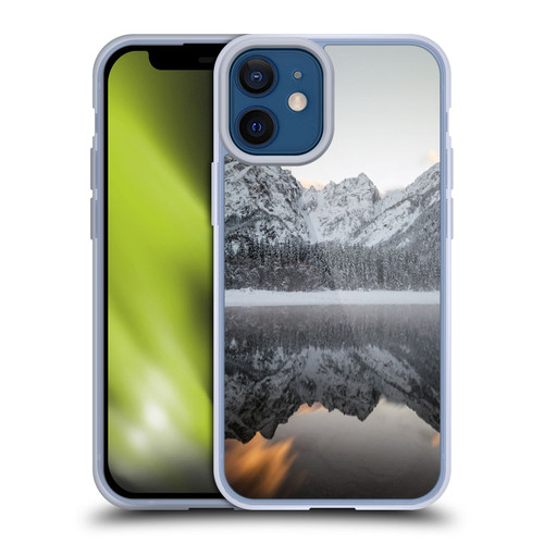 Patrik Lovrin Magical Lakes Sunset Clouds Over Mountains Soft Gel Case for Apple iPhone 12 Mini