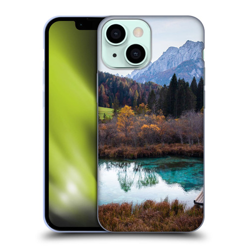 Patrik Lovrin Magical Lakes Zelenci, Slovenia In Autumn Soft Gel Case for Apple iPhone 13 Mini