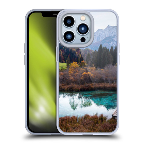 Patrik Lovrin Magical Lakes Zelenci, Slovenia In Autumn Soft Gel Case for Apple iPhone 13 Pro