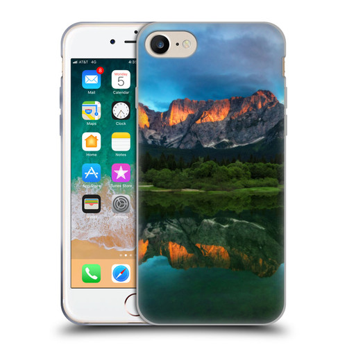 Patrik Lovrin Magical Lakes Burning Sunset Over Mountains Soft Gel Case for Apple iPhone 7 / 8 / SE 2020 & 2022