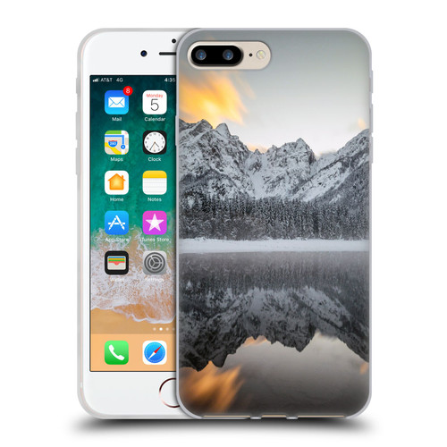 Patrik Lovrin Magical Lakes Sunset Clouds Over Mountains Soft Gel Case for Apple iPhone 7 Plus / iPhone 8 Plus