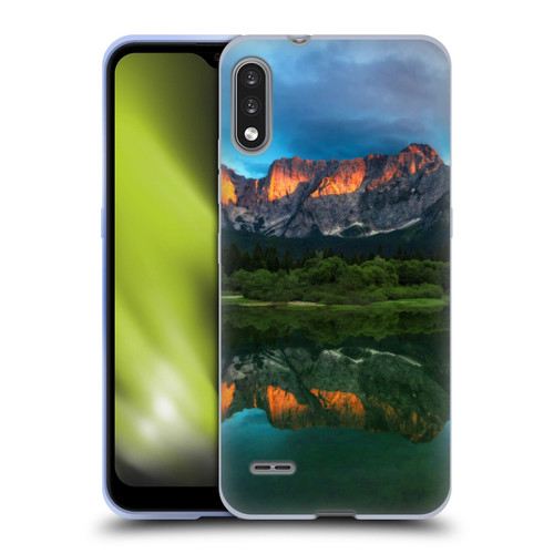 Patrik Lovrin Magical Lakes Burning Sunset Over Mountains Soft Gel Case for LG K22