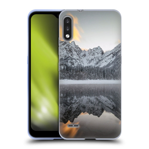 Patrik Lovrin Magical Lakes Sunset Clouds Over Mountains Soft Gel Case for LG K22