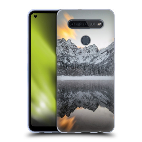 Patrik Lovrin Magical Lakes Sunset Clouds Over Mountains Soft Gel Case for LG K51S