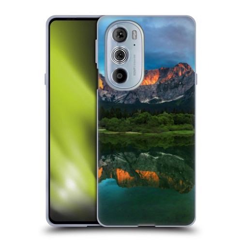 Patrik Lovrin Magical Lakes Burning Sunset Over Mountains Soft Gel Case for Motorola Edge X30
