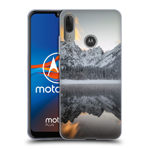 Patrik Lovrin Magical Lakes Sunset Clouds Over Mountains Soft Gel Case for Motorola Moto E6 Plus