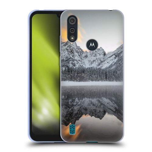 Patrik Lovrin Magical Lakes Sunset Clouds Over Mountains Soft Gel Case for Motorola Moto E6s (2020)