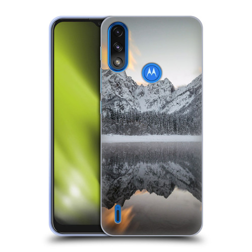 Patrik Lovrin Magical Lakes Sunset Clouds Over Mountains Soft Gel Case for Motorola Moto E7 Power / Moto E7i Power