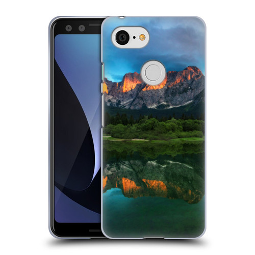Patrik Lovrin Magical Lakes Burning Sunset Over Mountains Soft Gel Case for Google Pixel 3