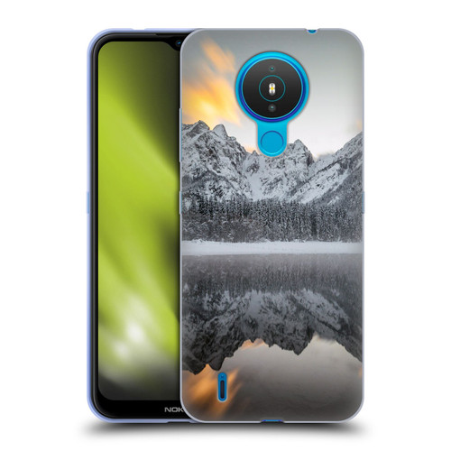 Patrik Lovrin Magical Lakes Sunset Clouds Over Mountains Soft Gel Case for Nokia 1.4