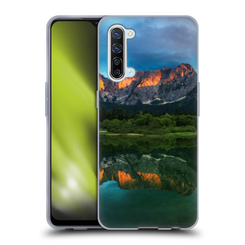 Patrik Lovrin Magical Lakes Burning Sunset Over Mountains Soft Gel Case for OPPO Find X2 Lite 5G