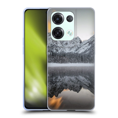 Patrik Lovrin Magical Lakes Sunset Clouds Over Mountains Soft Gel Case for OPPO Reno8 Pro
