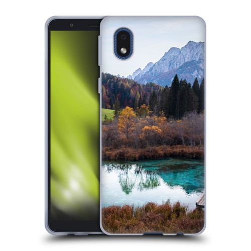 Patrik Lovrin Magical Lakes Zelenci, Slovenia In Autumn Soft Gel Case for Samsung Galaxy A01 Core (2020)