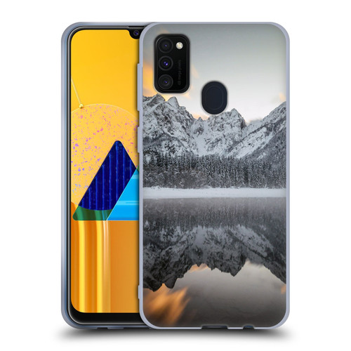 Patrik Lovrin Magical Lakes Sunset Clouds Over Mountains Soft Gel Case for Samsung Galaxy M30s (2019)/M21 (2020)