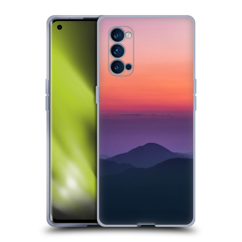 Patrik Lovrin Magical Sunsets Layers Soft Gel Case for OPPO Reno 4 Pro 5G