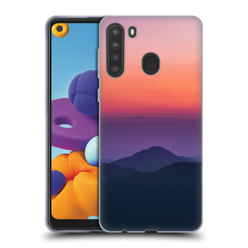 Patrik Lovrin Magical Sunsets Layers Soft Gel Case for Samsung Galaxy A21 (2020)