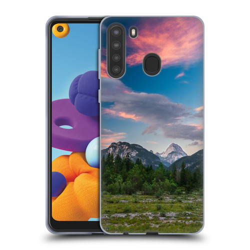 Patrik Lovrin Magical Sunsets Amazing Clouds Over Mountain Soft Gel Case for Samsung Galaxy A21 (2020)